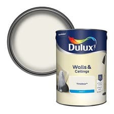 Image of Dulux Timeless Matt Emulsion Paint Walls Ceilings 5L Interior Neutral Home Decor