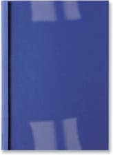 Image of GBC IB451003 Leathergrain Binding Covers A4 1.5mm Blue Pack of 100