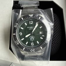 Image of Montblanc 1858 Iced Sea Automatic Date 41mm Green Dial Watch - Limited Edition