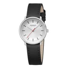 Image of Mondaine Watch MLE.33110.LBV Double Sapphire Glass, 33Mm, Vegan Grape Leather