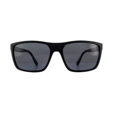 Image of Polo Ralph Lauren Sunglasses PH4133 528481 Black Grey Polarized