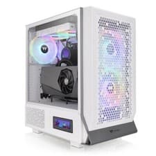 Image of Thermaltake Ceres 300 TG ARGB Mid Tower Case 2x 140mm ARGB Fans, 1x 140mm- White