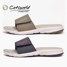Image of CLEAROUT - Cotswold Womens Windrush Slider Comfort Slip On Holiday Pool Sandals