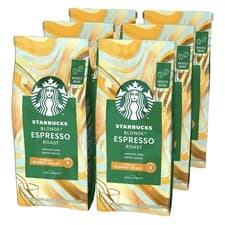 Image of STARBUCKS Blonde Espresso Roast, Blonde Roast, Whole Bean Coffee 200g (Pack of 6