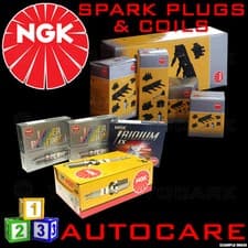 Image of NGK Platinum Spark Plugs & Ignition Coil PZFR5D-11 (7968) x4 & U5002 (48003) x4