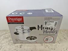 Image of Prestige Pressure Cooker 6l - Classic High Dome Pressure Cooker with Heat Resist