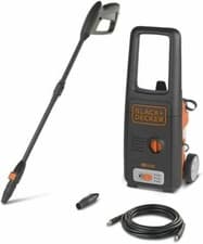 Image of Black+Decker BXPW1400E High Pressure Washer (1400 W, 110 bar, 390 l/h) Fast Del