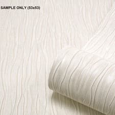 Image of ** SAMPLE Belgravia Tiffany Platinum Cream Texture Wallpaper