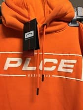 Image of Brand New With Tags Police 883 Orange Small Hoodie Hooded Top