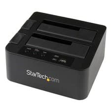 Image of StarTech SDOCK2U33RE SATA 6Gbps Hard Drive HDD Duplicator Dock eSATA USB 3.0