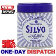 Image of Silvo Tarnish Guard Metal Polish Wadding for Silver Gold Aluminium Chrome 75g