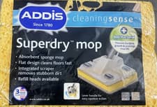 Image of Addis Superdry Mop Refill Anti Bacterial Cleaning Sponge Replacement Head