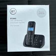 Image of BT Digital Cordless Answering Machine Phone - 3960 BT3960 - Block Nuisance Calls