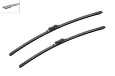 Image of 3 397 007 215 BOSCH Wiper Blade for ,AUDI,CITROËN,FIAT,MERCEDES-BENZ,PEUGEOT,VW