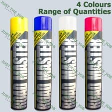 Image of Survey Line Marker Spray Paint 750ml - Permanent ~ 7 COLOURS AVAILABLE