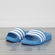 Image of Women's adidas Adilette Sandals Slides Blue FY8071 RRP £42.99