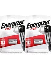 Image of 2x ENERGIZER CR2 Batteries 3V Lithium Ultra Photo Camera DLCR2 ELCR2 Long Last