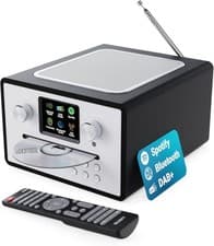 Image of Internet Radio CD Player DAB+ FM Bluetooth Spotify Dual Alarm
