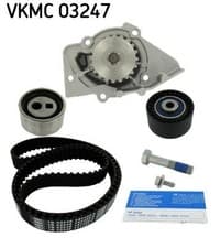 Image of Cooling Water Pump & Timing Belt Kit SKF VKMC 03247 Fits Citroen Fiat Peugeot