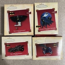 Image of Hallmark BATMAN Keepsake DC Comics The Caped Crusader Ornament 2002 Batmobile