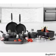 Image of BergHOFF Eurocast Nonstick Cookware Set 11 Piece Induction Pans Pots Kit Home