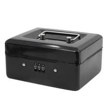Image of Time to Sparkle 6" 8" 10" 12" Metal Cash Box Combination lock Securuty Deposit