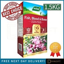 Image of WESTLAND FISH BLOOD BONE 1.5KG ALL PURPOSE FRUIT VEGETABLE PLANT FERTILISER NEW