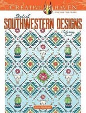 Image of Creative Haven Stylish Southwestern Designs Coloring Book by Jessica...