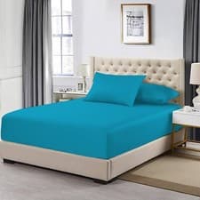 Image of Extra Deep Fitted Sheet 16''/40cm Egyptian Cotton Single 4FT Double King Super K