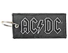 Image of AC/DC Keyring Keychain Classic Band Logo Patch new Official Black One Size