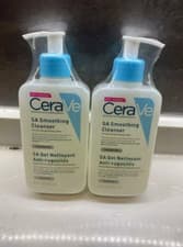 Image of 2x CeraVe Daily SA Smoothing Cleanser Dry To Very Dry Skin 236ml(Toal 472ml)