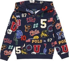 Image of Ralph Lauren boys multi Logo HOODIE 2Y - boy NEW