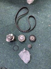 Image of FOR VW AUDI SEAT SKODA 530065030 WATER PUMP & TIMING BELT KIT **MISSING BOLT NUT