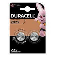 Image of 2X 2025 Duracell 3V Lithium Coin Cell Battery 2025 DL/BR2025