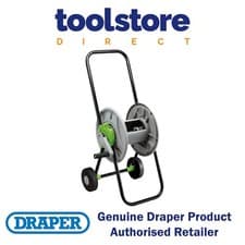 Image of Draper 25060 Garden Hose Reel Cart, 45m Capacity Powder-coated Frame