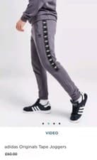 Image of Adidas Originals Fleece Zip Pockets Track Pants Joggers Men's Size: XS 