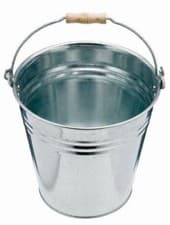 Image of 12L HEAVY DUTY GALVANISED STEEL METAL BUCKET WATER COAL FIRE w/ HANDLE 12 LITRE