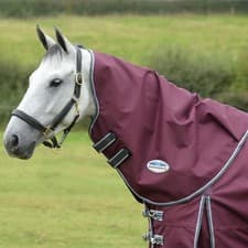 Image of WeatherBeeta ComFiTec Plus Dynamic II 220g Neck Rug - Maroon/Grey