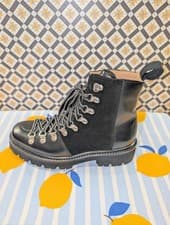 Image of Grenson NANETTE Women's Hiker Boot Leather and Suede UK 3 RRP £345