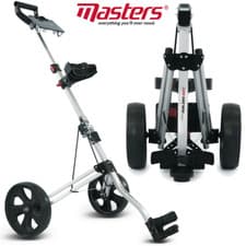 Image of NEW 2026 MASTERS 5 SERIES ULTRA COMPACT FOLDING GOLF TROLLEY #1 SELLING TROLLEY