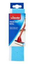 Image of Vileda Magic Mop Refill Head Triple Action 3 Action Head Foam Sponge and Cloth 