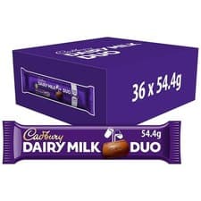 Image of Cadbury Dairy Milk Chocolate Duo Bar 36x54.4g