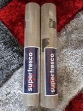 Image of X2 Rolls Of Super fresco Wallpaper Mocha