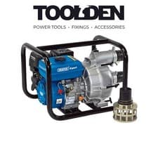 Image of Draper 16128 750L/Min Petrol Trash Water Pump (7HP)