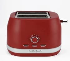 Image of Toaster 2 Slice, Ella Collection by Hamilton Beach, Matte Red, HBT1322MR