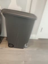 Image of simplehuman CW1361 40L Slim Pedal Bin - Black