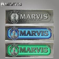 Image of Marvis Mint 85ml Set - Aquatic Mint, Whitening Mint + Strong Mint Toothpaste Se