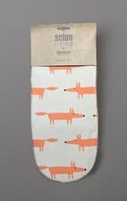 Image of SCION MR FOX Oven Glove Gauntlet Mitt BNWT Stone Orange