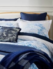 Image of Ted Baker 'Landscape Toile ' Oxford Pillowcase - Size: 48cm x 74cm New