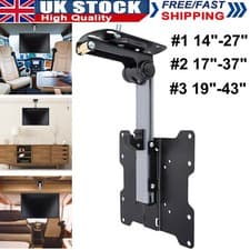 Image of TV WALL BRACKET MOUNT 14-43" SWIVEL & TILT FULL MOTION FOR LED PLASMA TELEVISION